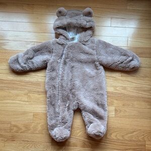 Hm baby snowsuit fleece teddy bear onesie